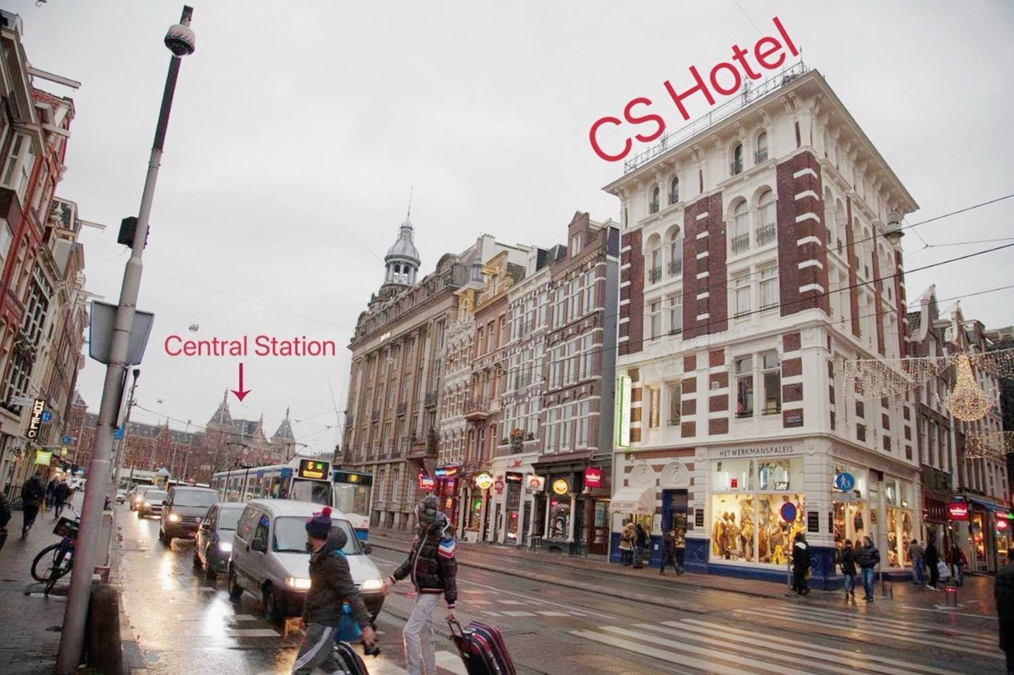 Cs Hotel Ámsterdam Exterior foto